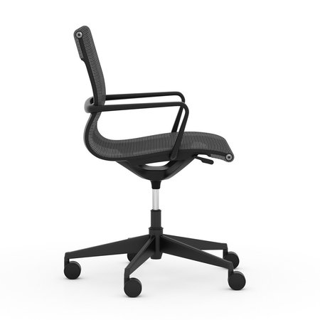 Officesource Franklin Collection Mesh Swivel Chair with Black Frame 21621MSI